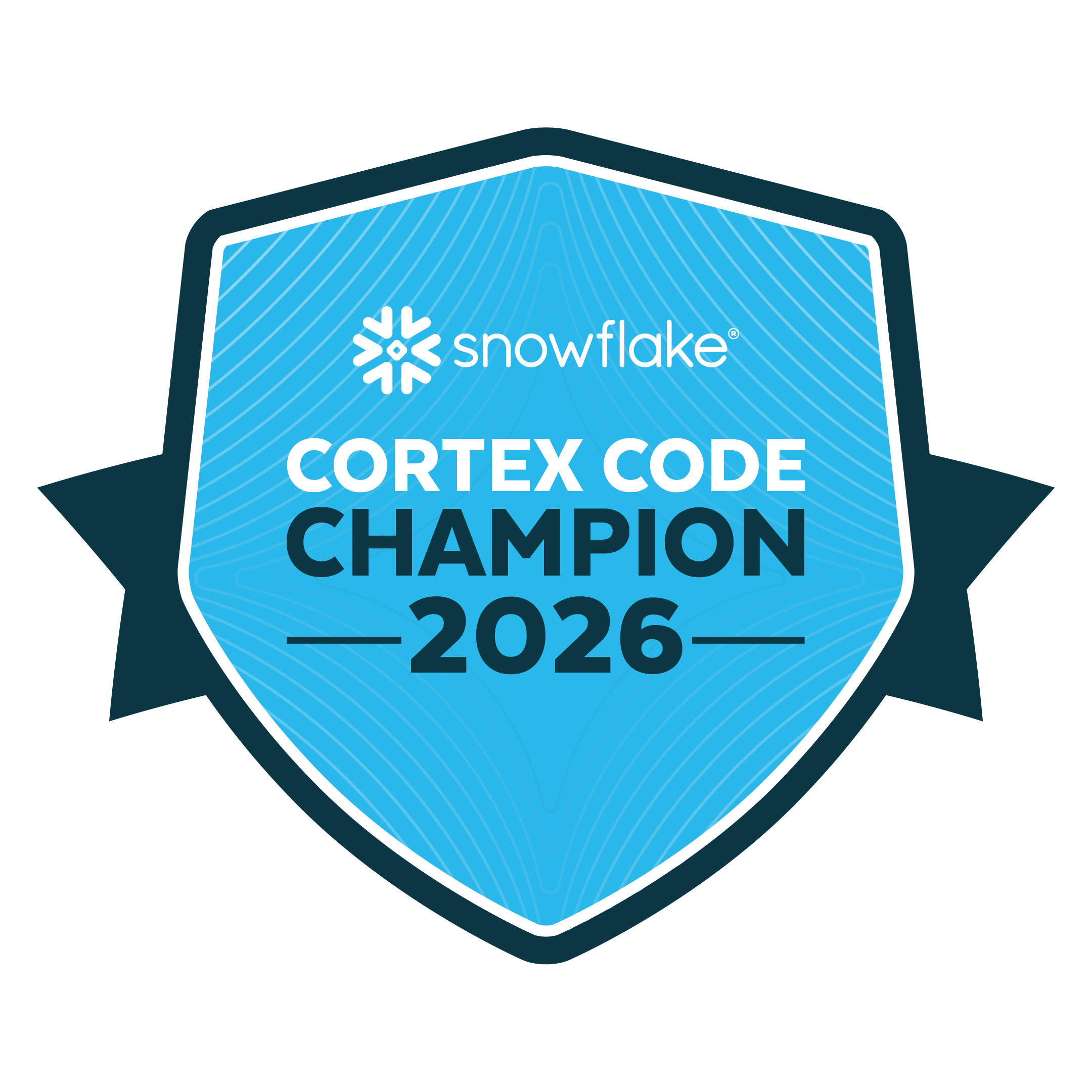 Cortex Code Champion Badge